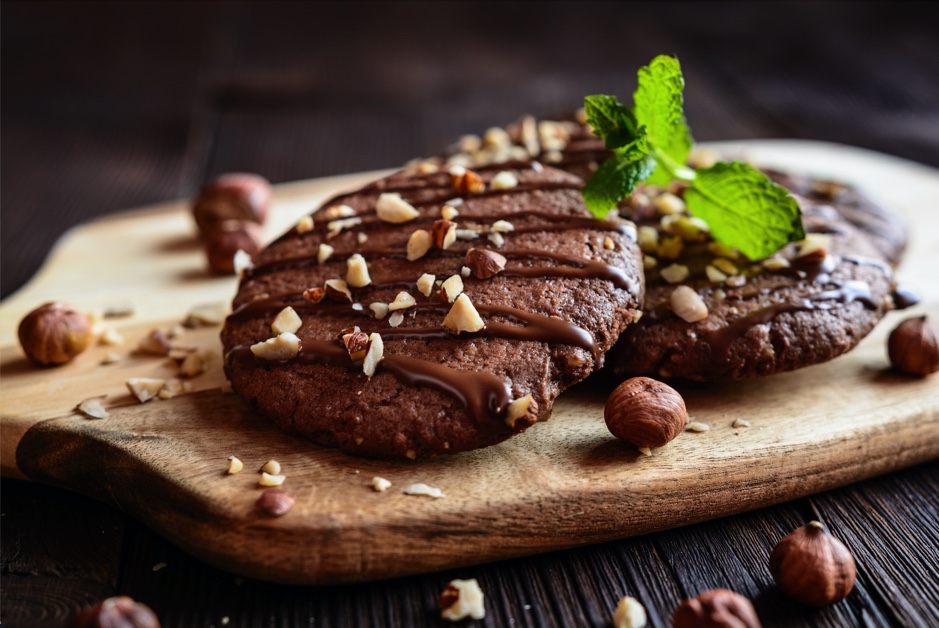 Cookies chocolat noisettes - spécial diabète