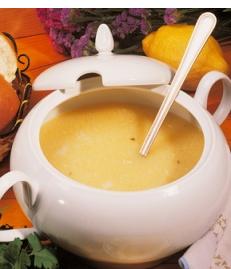 Le potage de choux-fleur à la muscade Le potage de choux-fleur à la muscade