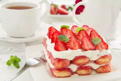 Tiramisu aux fraises